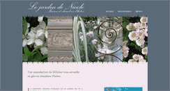Desktop Screenshot of lejardindenicole.com